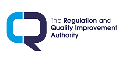The Regulation and Quality Improvement Authority (RQIA) logo